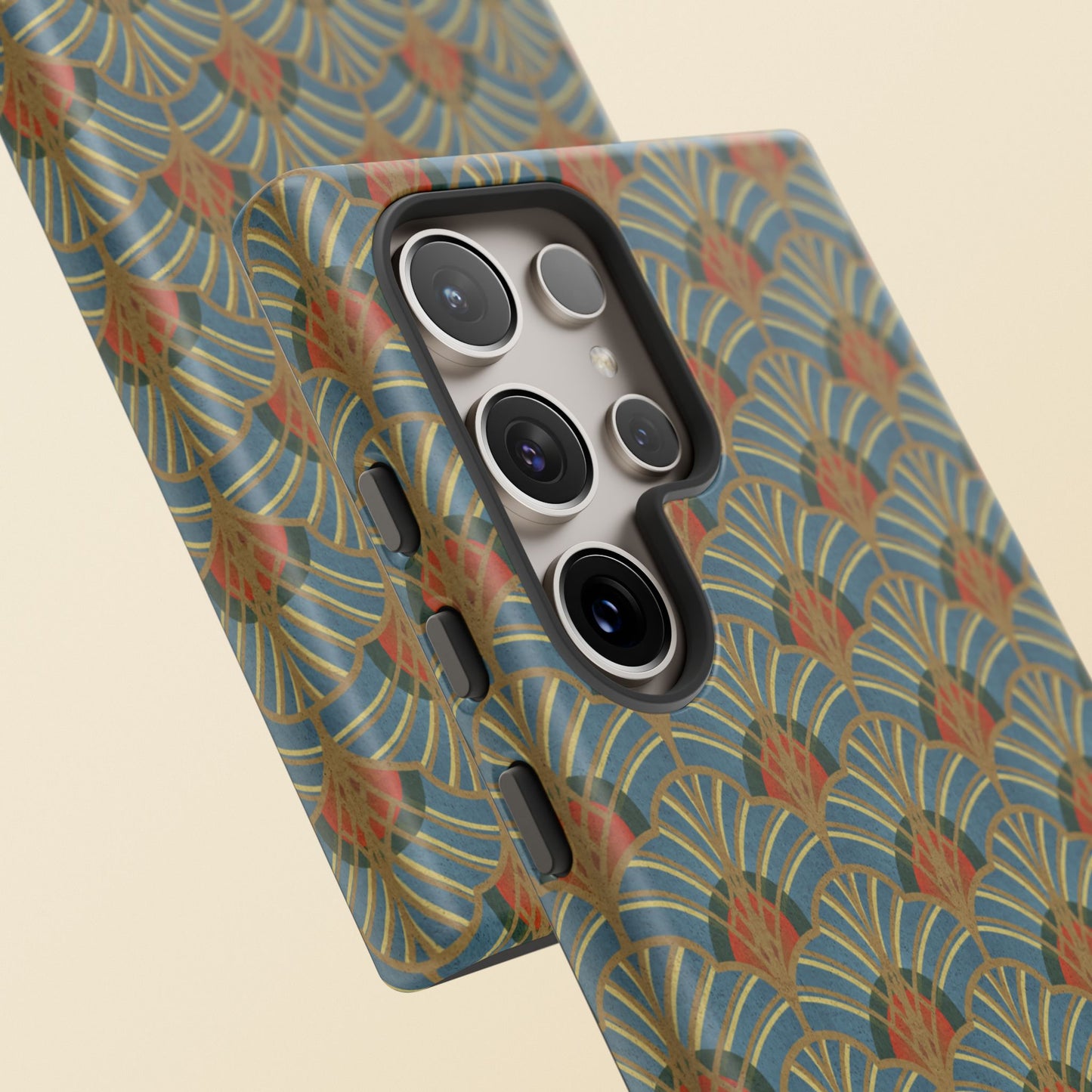 Art Deco Elegance Protective Phone Case Malachite Echo (iPhone, Pixel, Galaxy)