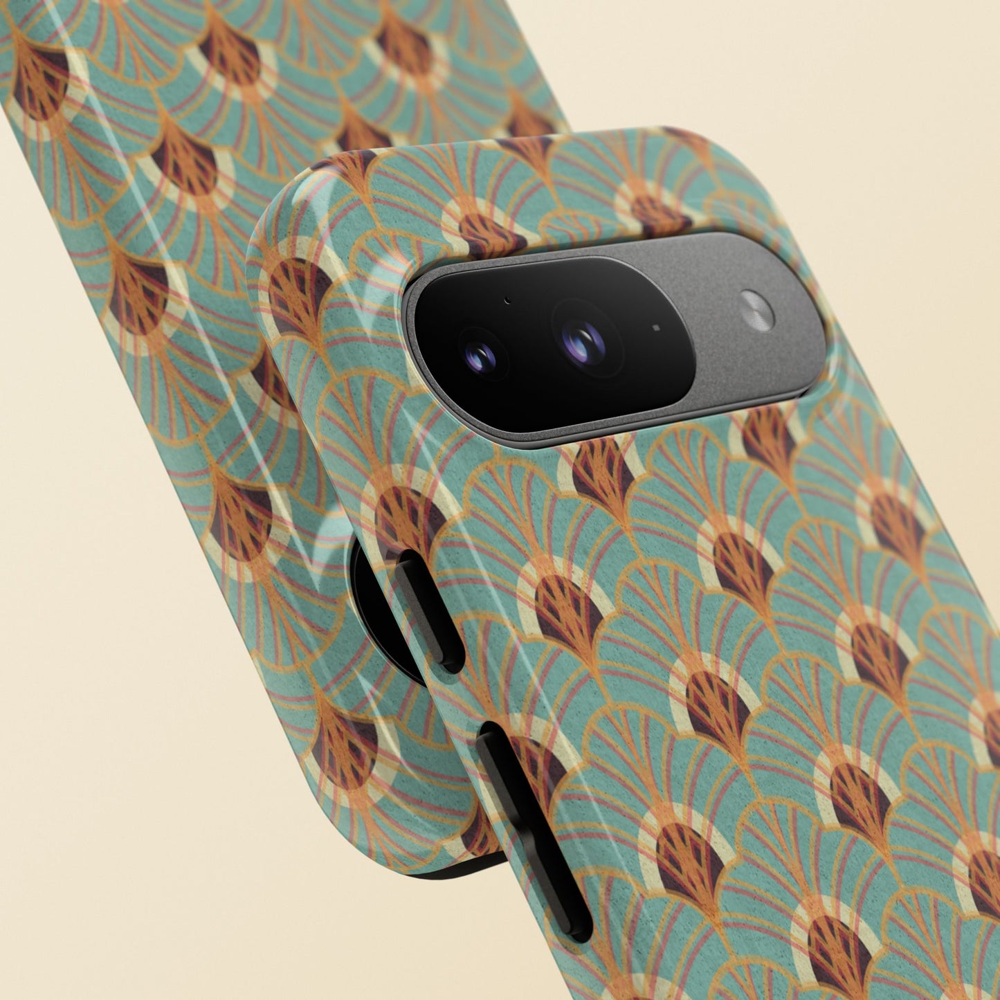 Art Deco Elegance Protective Phone Case Jasper Mirage (iPhone, Pixel, Galaxy)