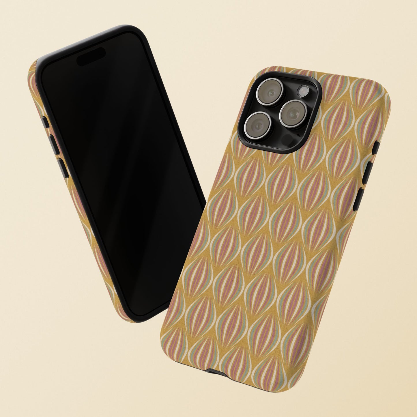 Art Deco Elegance Protective Phone Case Gilded Jade (iPhone, Pixel, Galaxy)
