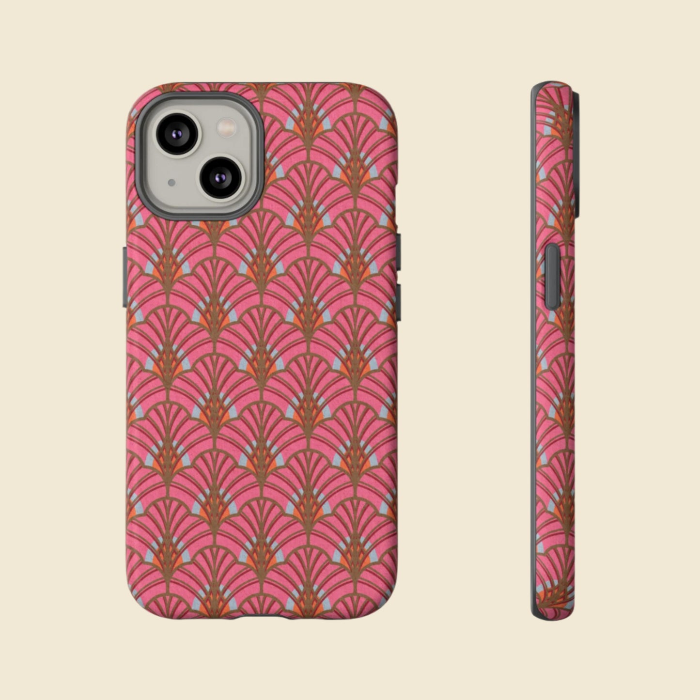 Art Deco Elegance Protective Phone Case Rose Quartz Radiance (iPhone, Pixel, Galaxy)