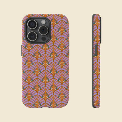 Art Deco Elegance Protective Phone Case Topaz Sunset (iPhone, Pixel, Galaxy)