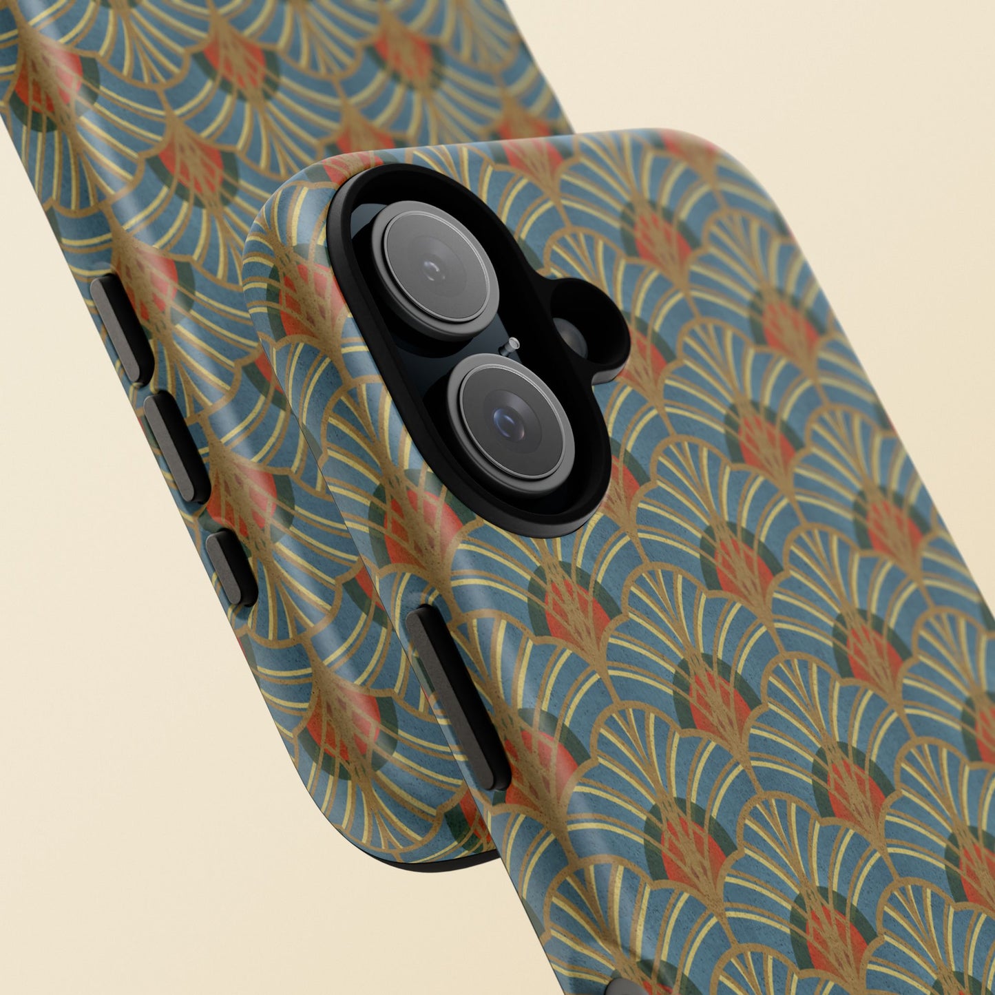 Art Deco Elegance Protective Phone Case Malachite Echo (iPhone, Pixel, Galaxy)