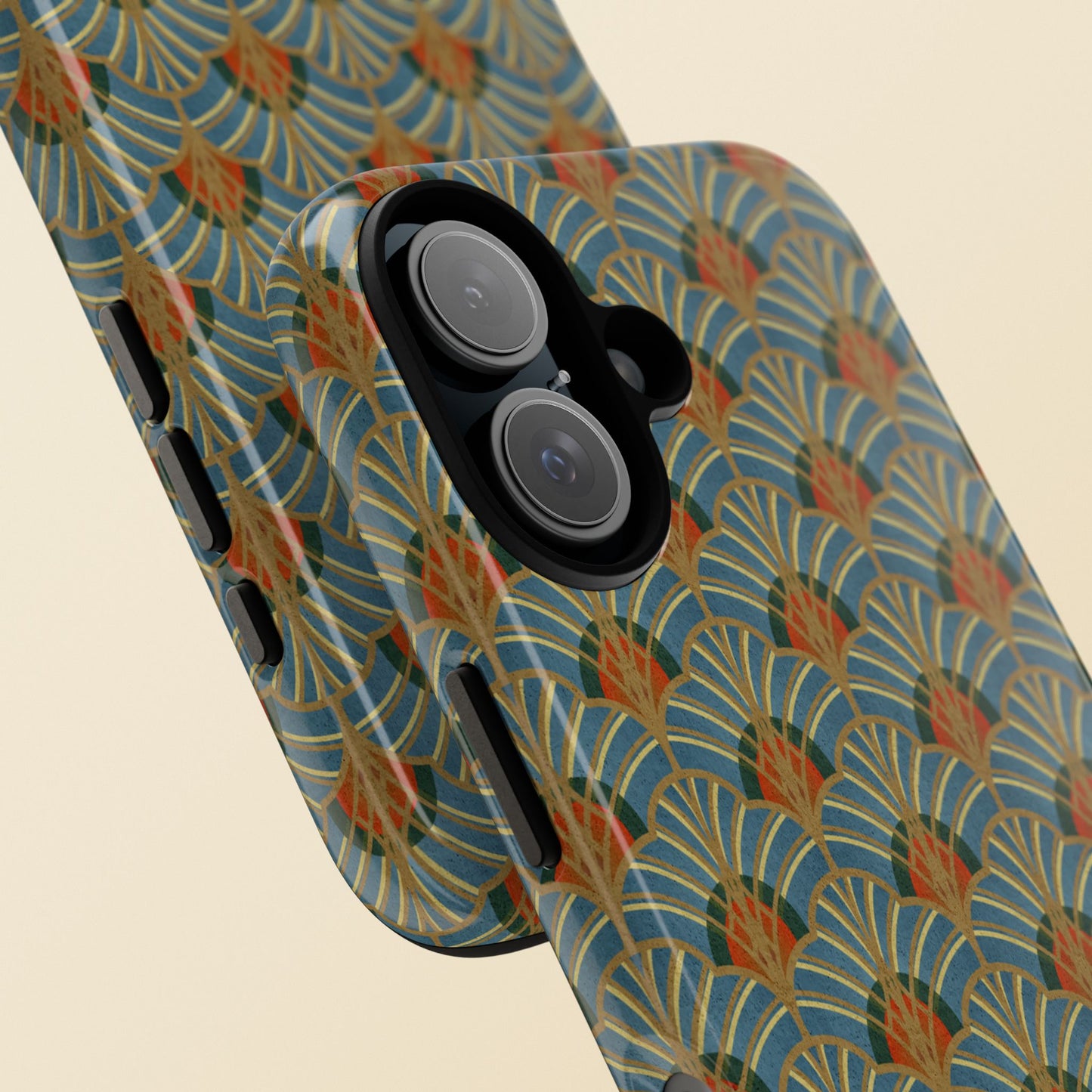 Art Deco Elegance Protective Phone Case Malachite Echo (iPhone, Pixel, Galaxy)