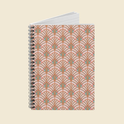 Art Deco Elegance Spiral Notebook