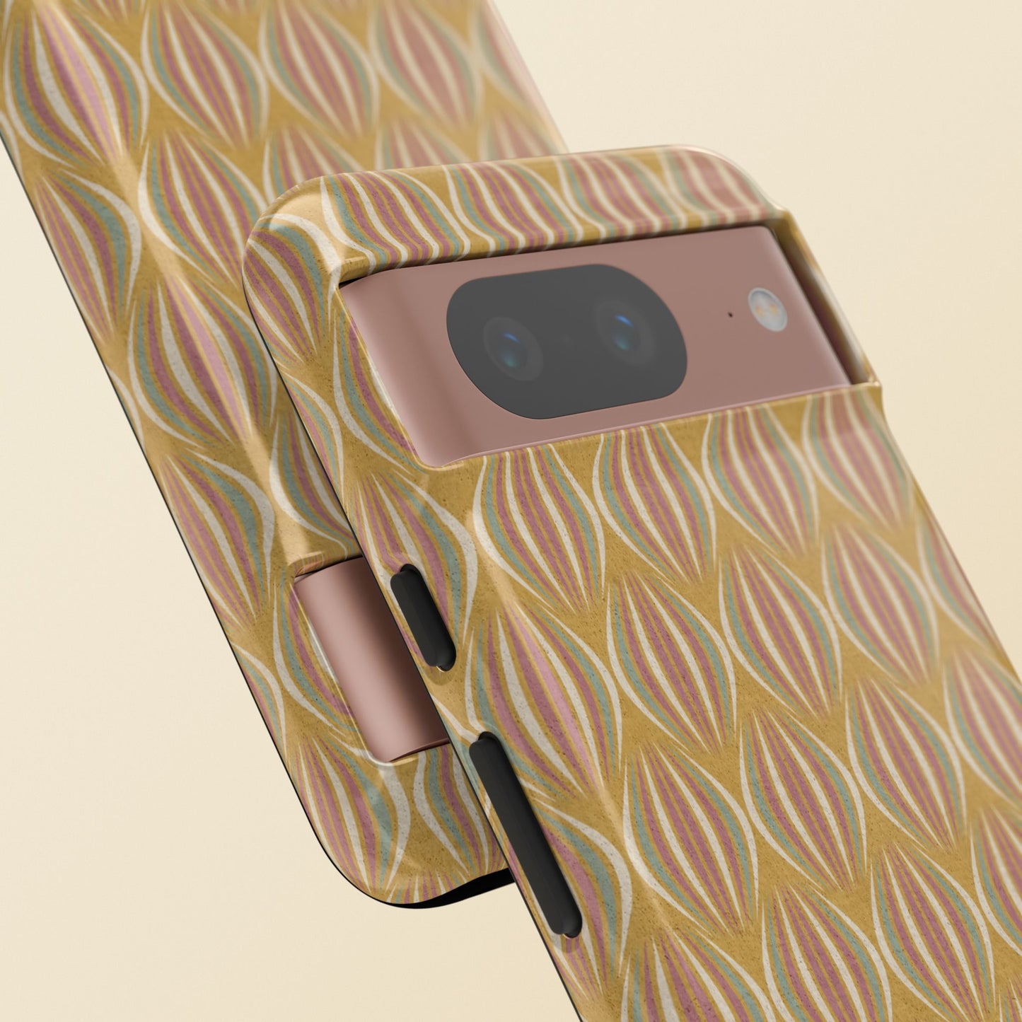 Art Deco Elegance Protective Phone Case Gilded Jade (iPhone, Pixel, Galaxy)