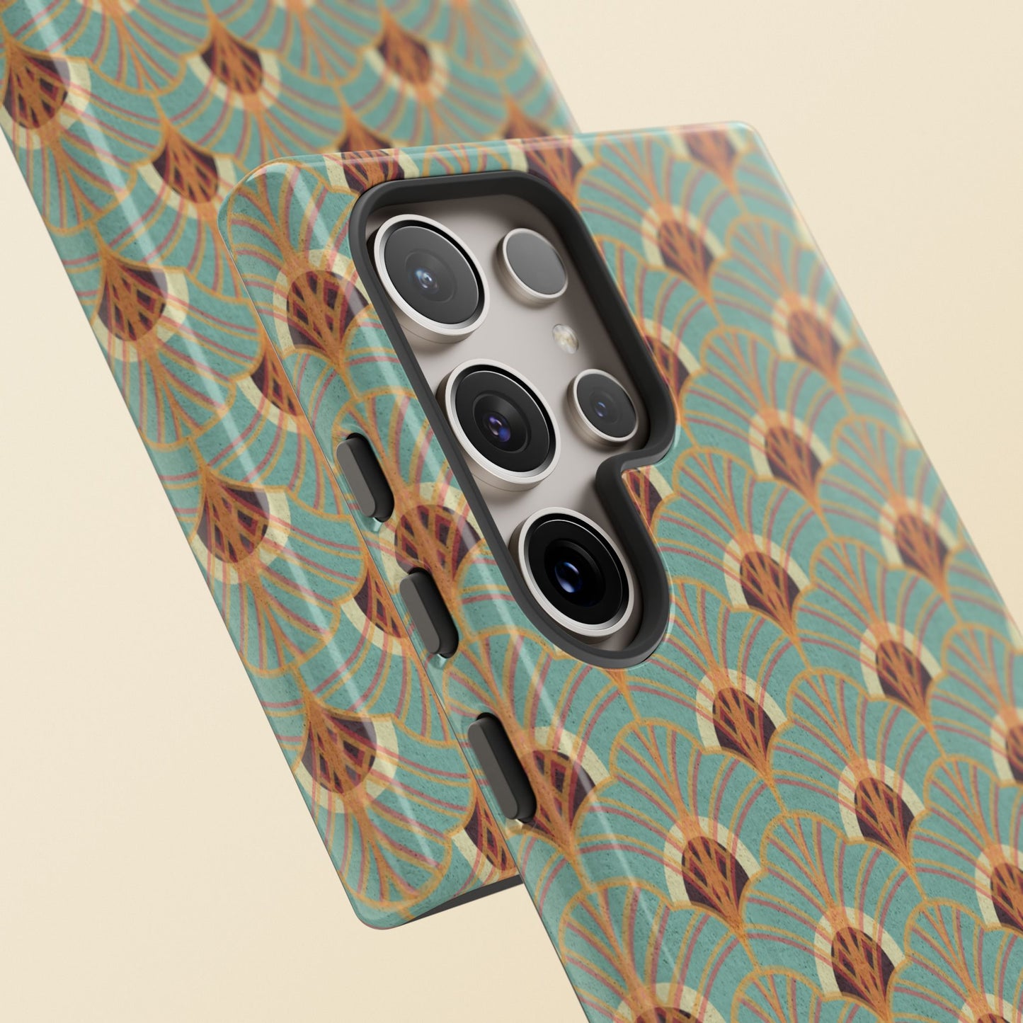 Art Deco Elegance Protective Phone Case Jasper Mirage (iPhone, Pixel, Galaxy)