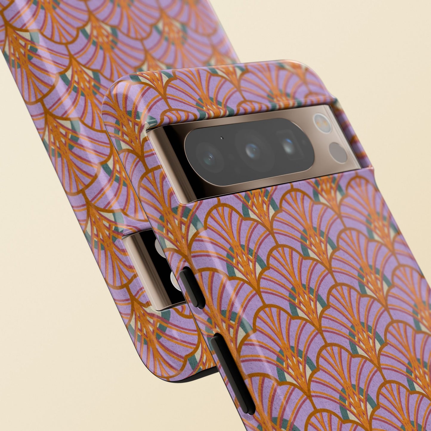Art Deco Elegance Protective Phone Case Topaz Sunset (iPhone, Pixel, Galaxy)