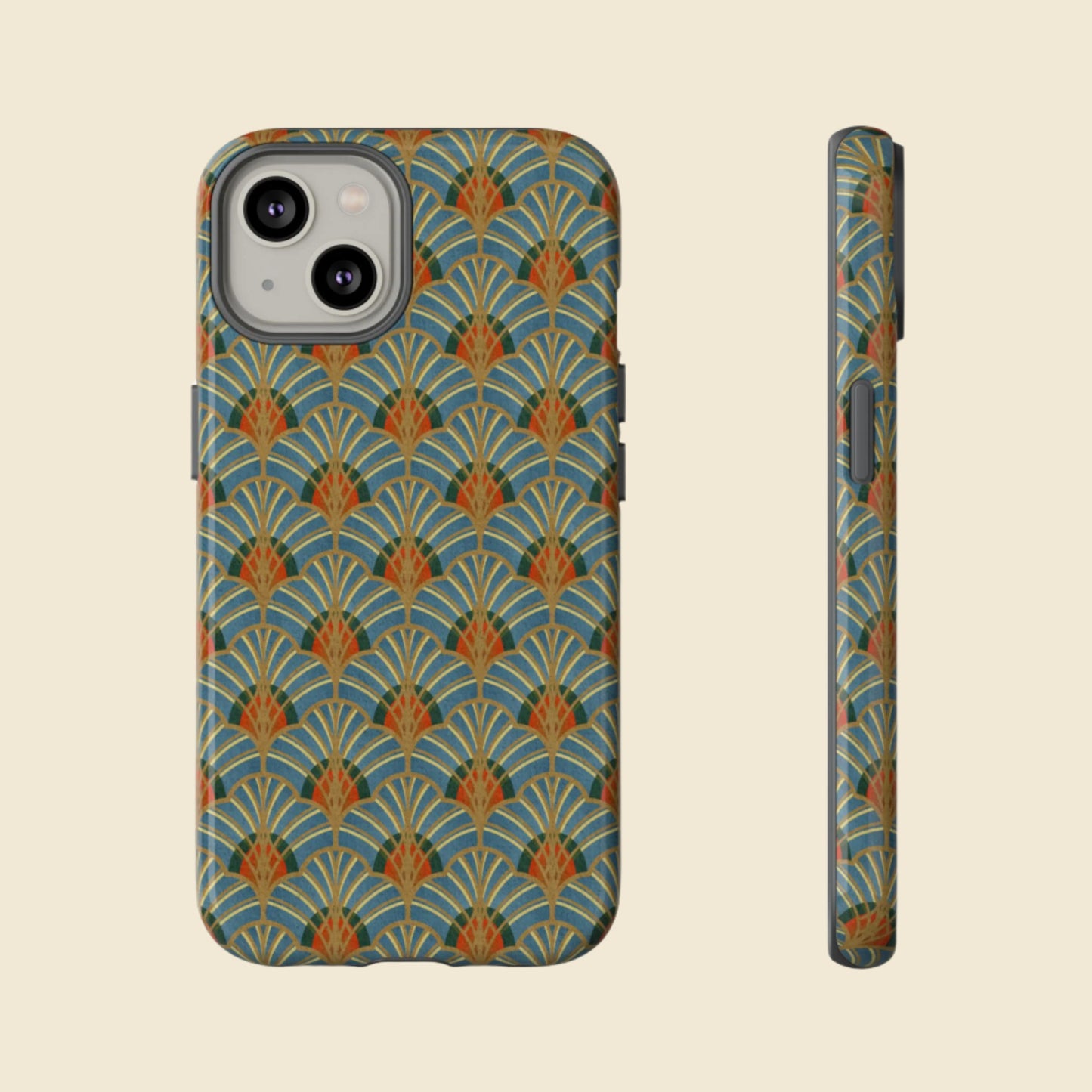 Art Deco Elegance Protective Phone Case Malachite Echo (iPhone, Pixel, Galaxy)