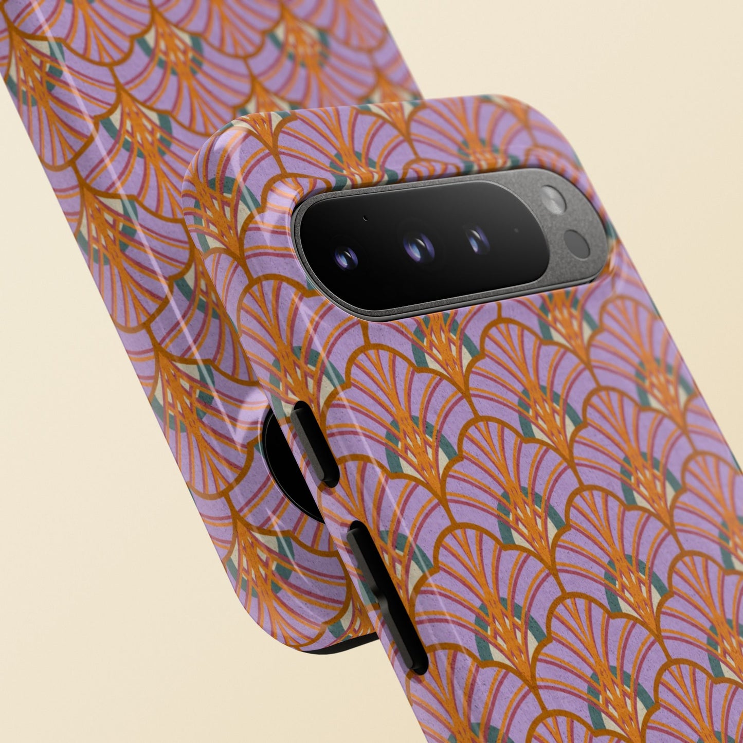 Art Deco Elegance Protective Phone Case Topaz Sunset (iPhone, Pixel, Galaxy)
