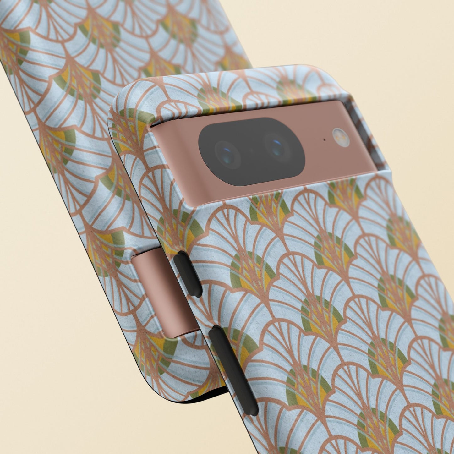 Art Deco Elegance Protective Phone Case Aquamarine Dream (iPhone, Pixel, Galaxy)