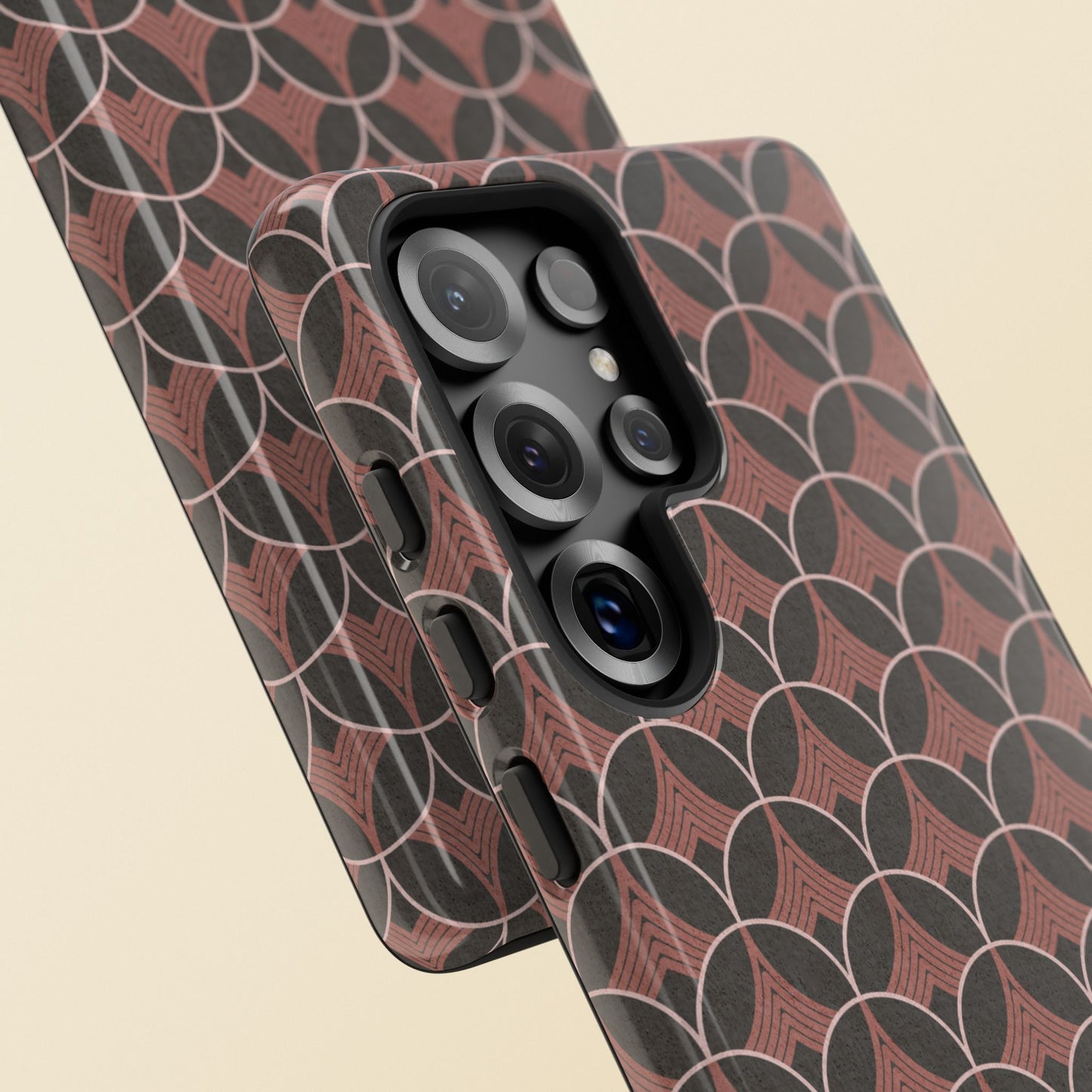 Art Deco Elegance Protective Phone Case Carnelian Cadence (iPhone, Pixel, Galaxy)