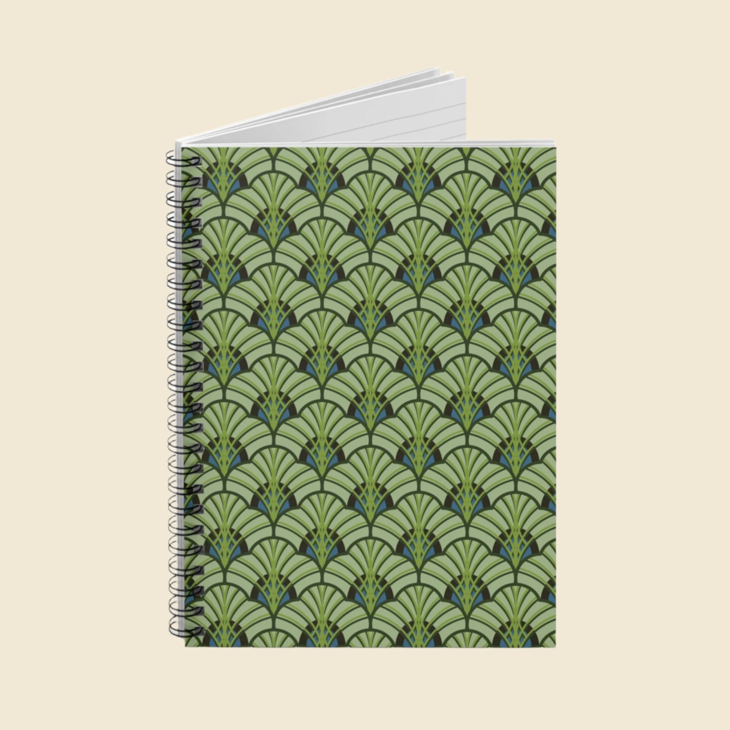 Art Deco Elegance Spiral Notebook