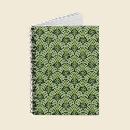 Art Deco Elegance Spiral Notebook