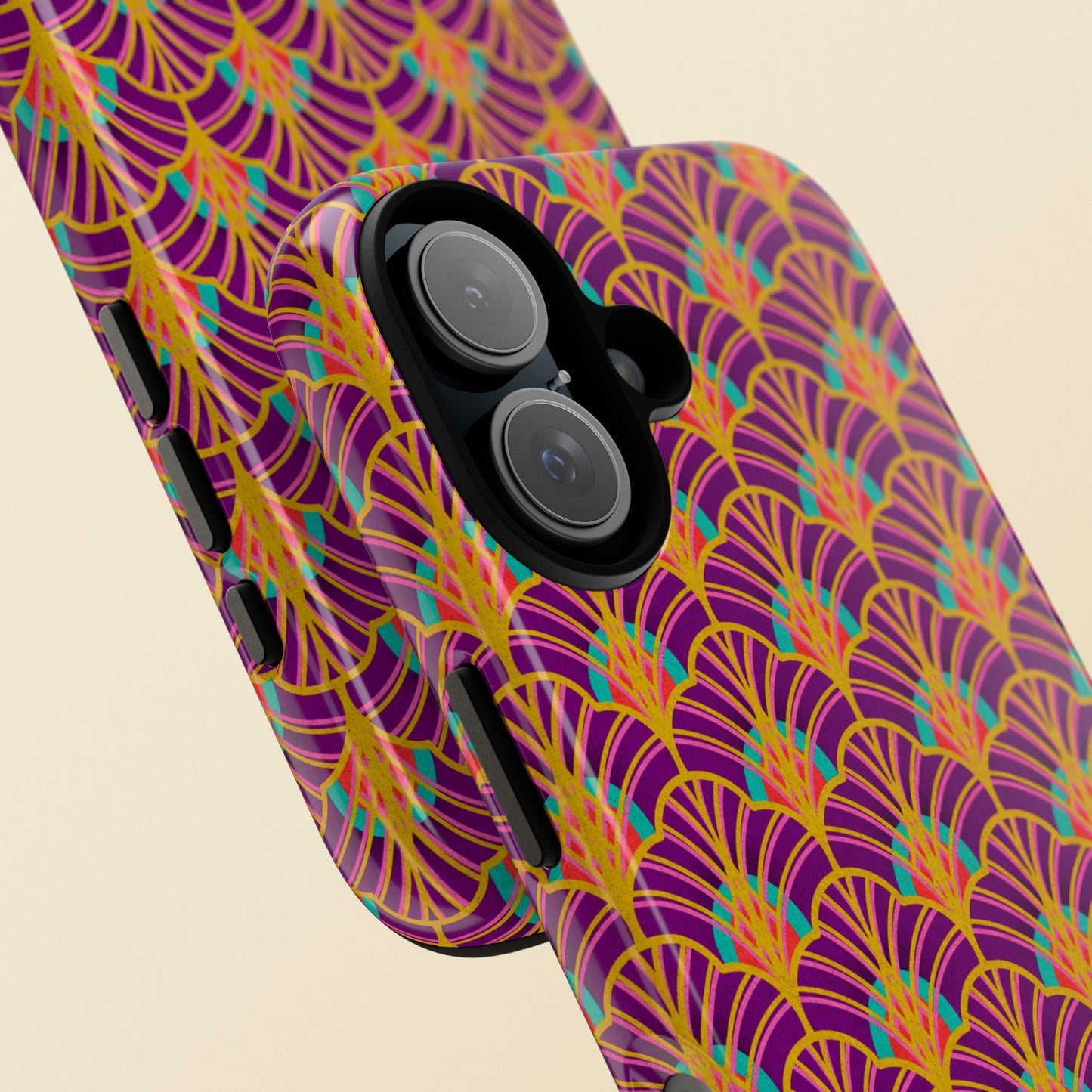 Art Deco Elegance Protective Phone Case Amethyst Glow (iPhone, Pixel, Galaxy)