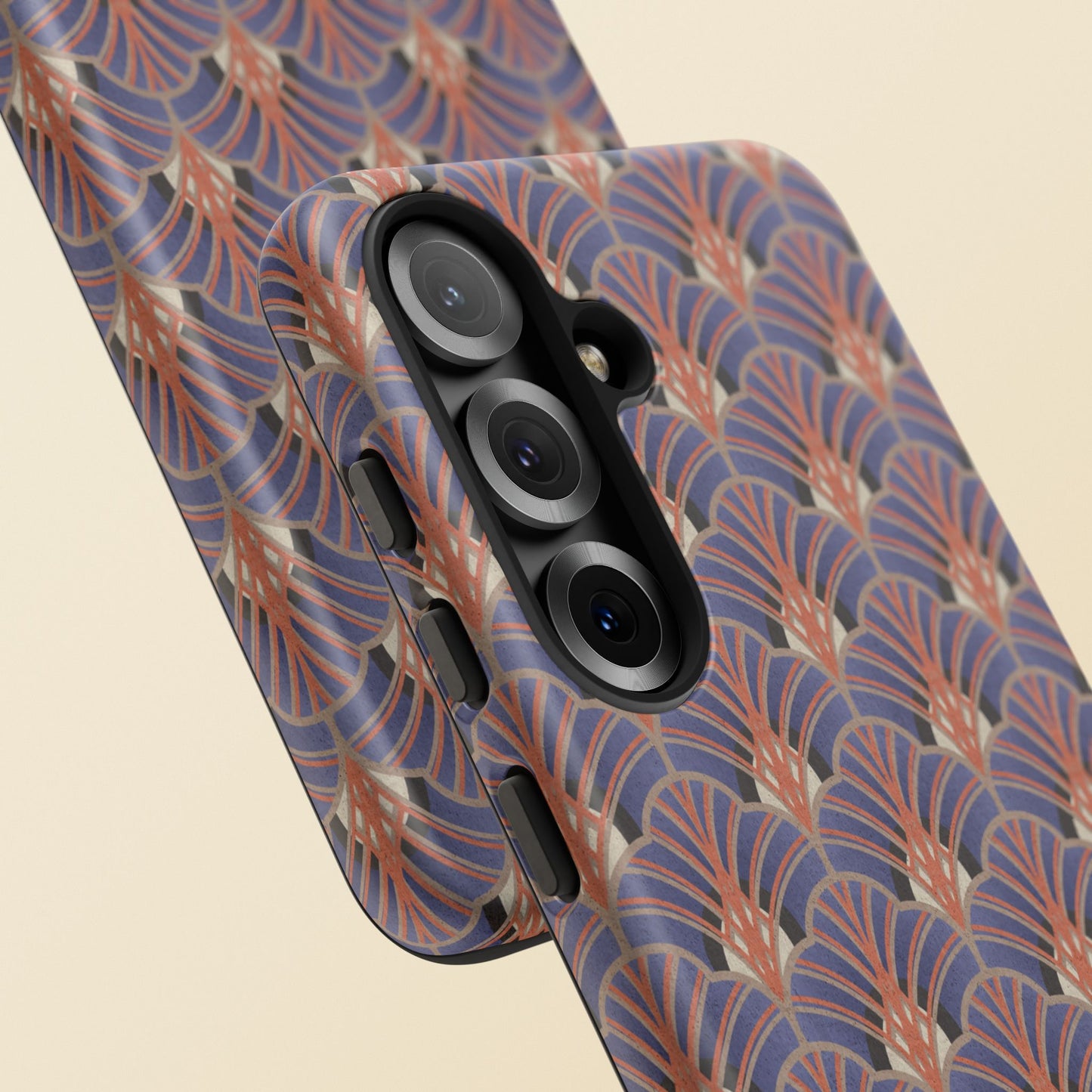 Art Deco Elegance Protective Phone Case Sapphire Dusk