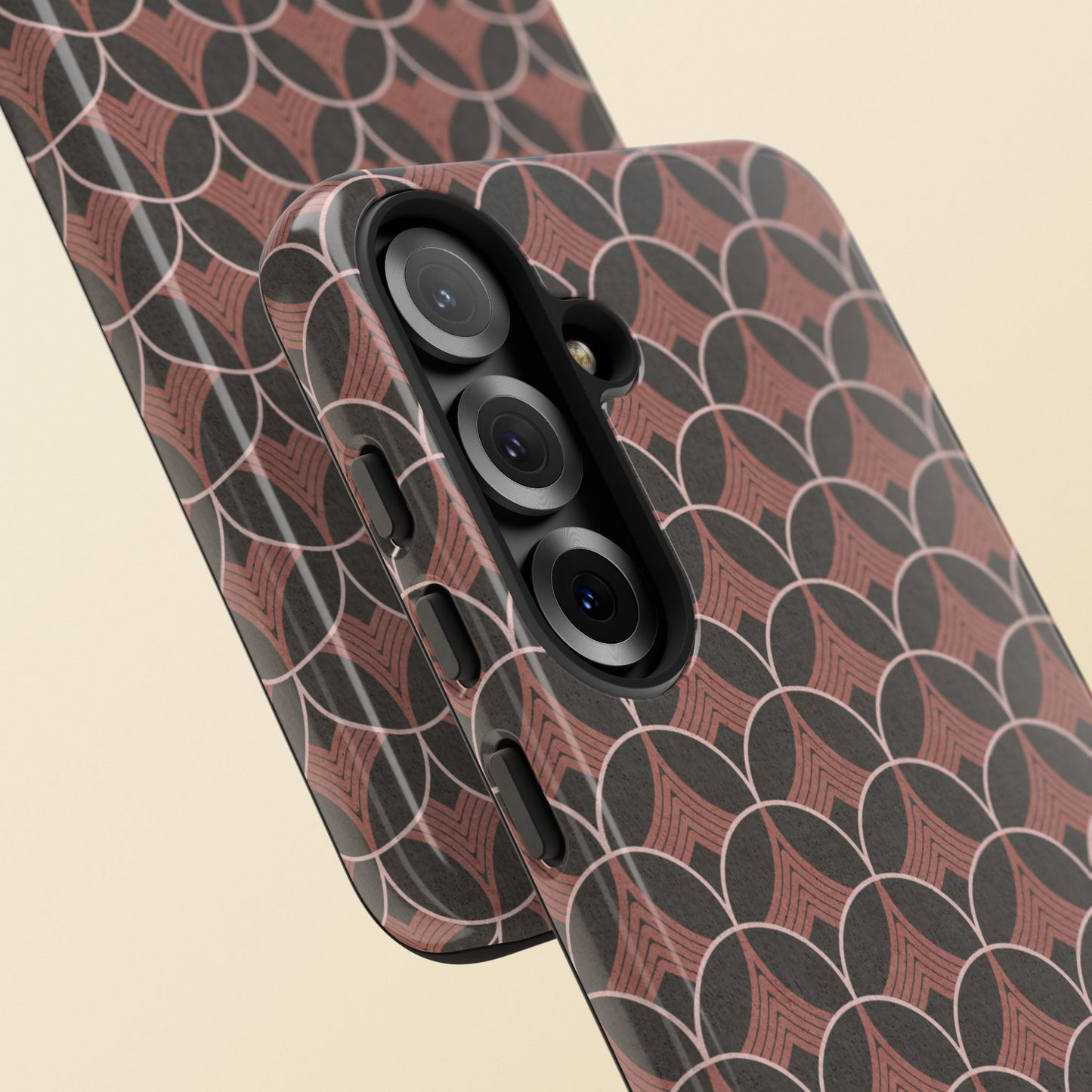 Art Deco Elegance Protective Phone Case Carnelian Cadence (iPhone, Pixel, Galaxy)
