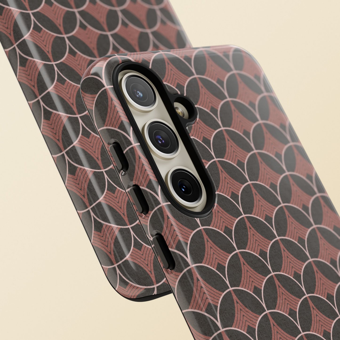 Art Deco Elegance Protective Phone Case Carnelian Cadence (iPhone, Pixel, Galaxy)