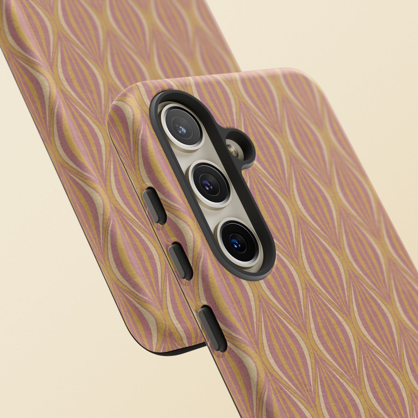 Art Deco Elegance Protective Phone Case Bronze Blush (iPhone, Pixel, Galaxy)