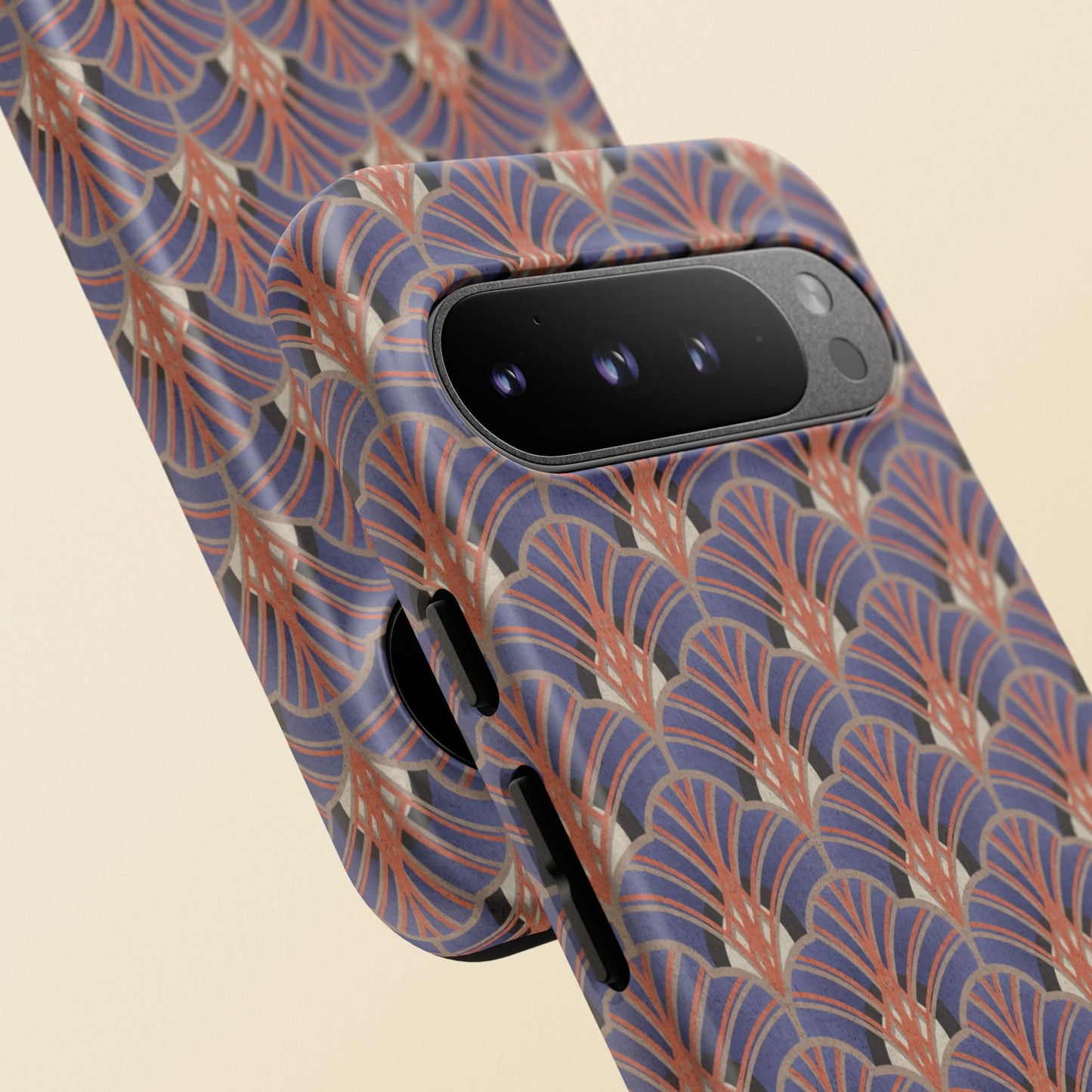 Art Deco Elegance Protective Phone Case Sapphire Dusk