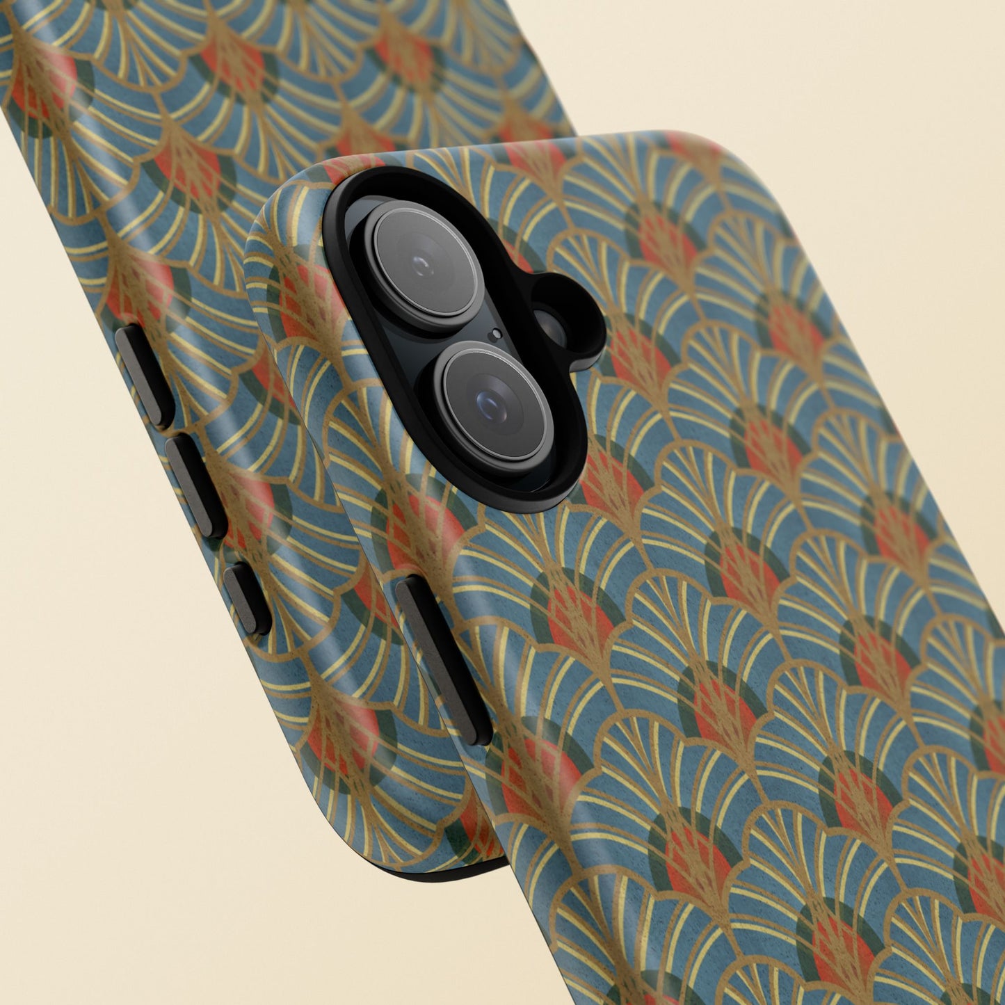 Art Deco Elegance Protective Phone Case Malachite Echo (iPhone, Pixel, Galaxy)