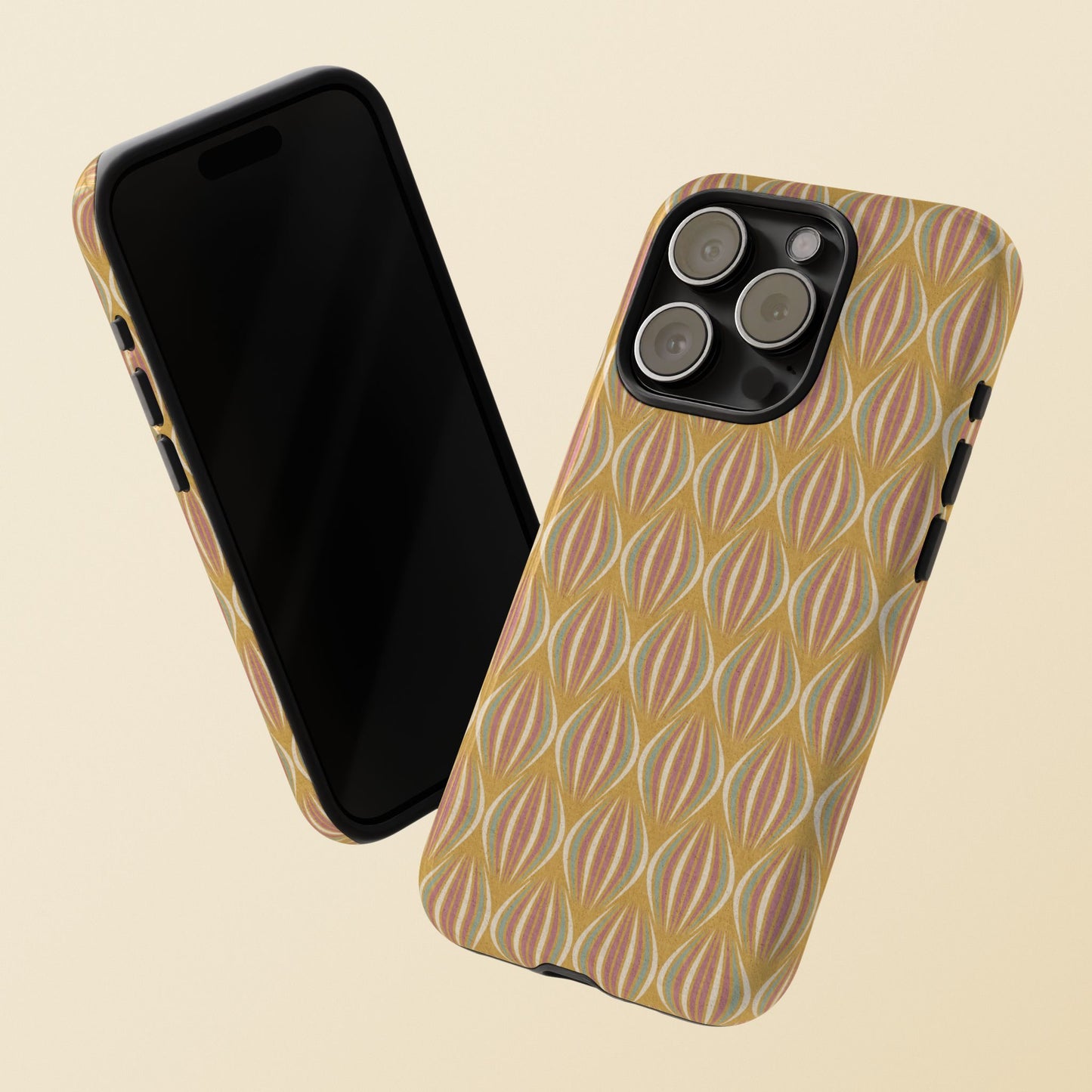 Art Deco Elegance Protective Phone Case Gilded Jade (iPhone, Pixel, Galaxy)