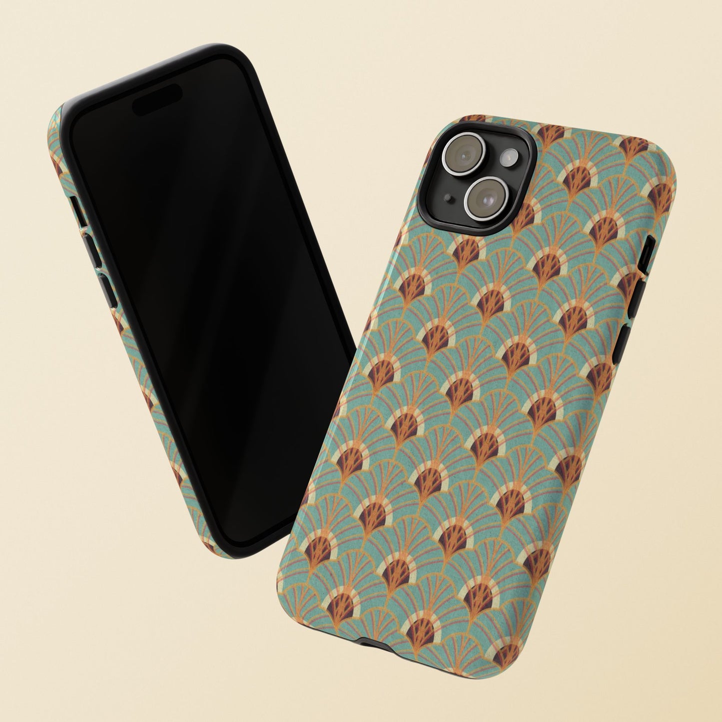 Art Deco Elegance Protective Phone Case Jasper Mirage (iPhone, Pixel, Galaxy)
