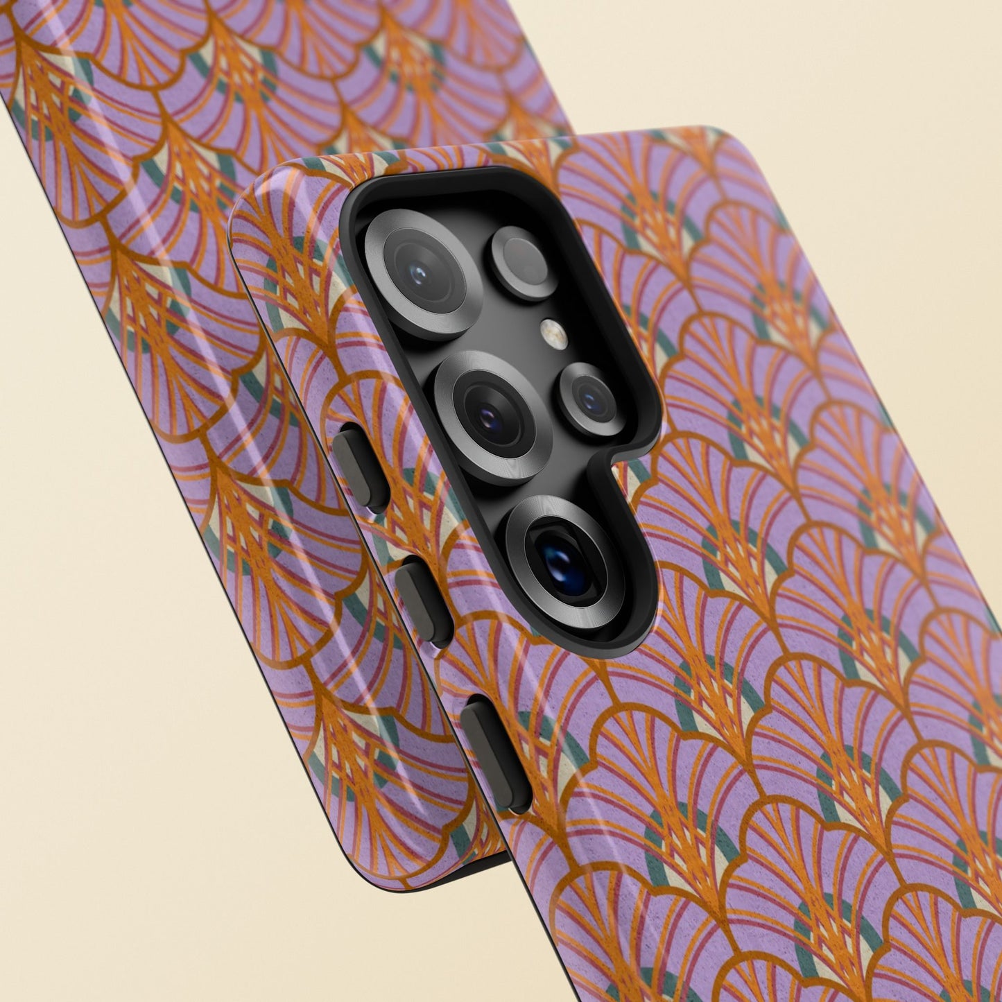 Art Deco Elegance Protective Phone Case Topaz Sunset (iPhone, Pixel, Galaxy)