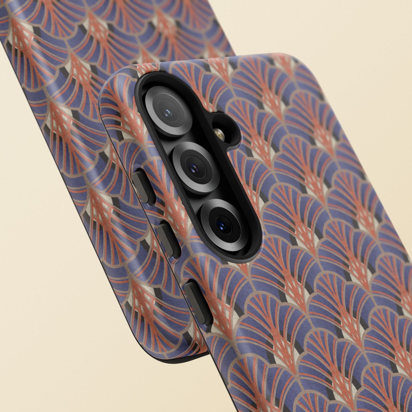 Art Deco Elegance Protective Phone Case Sapphire Dusk