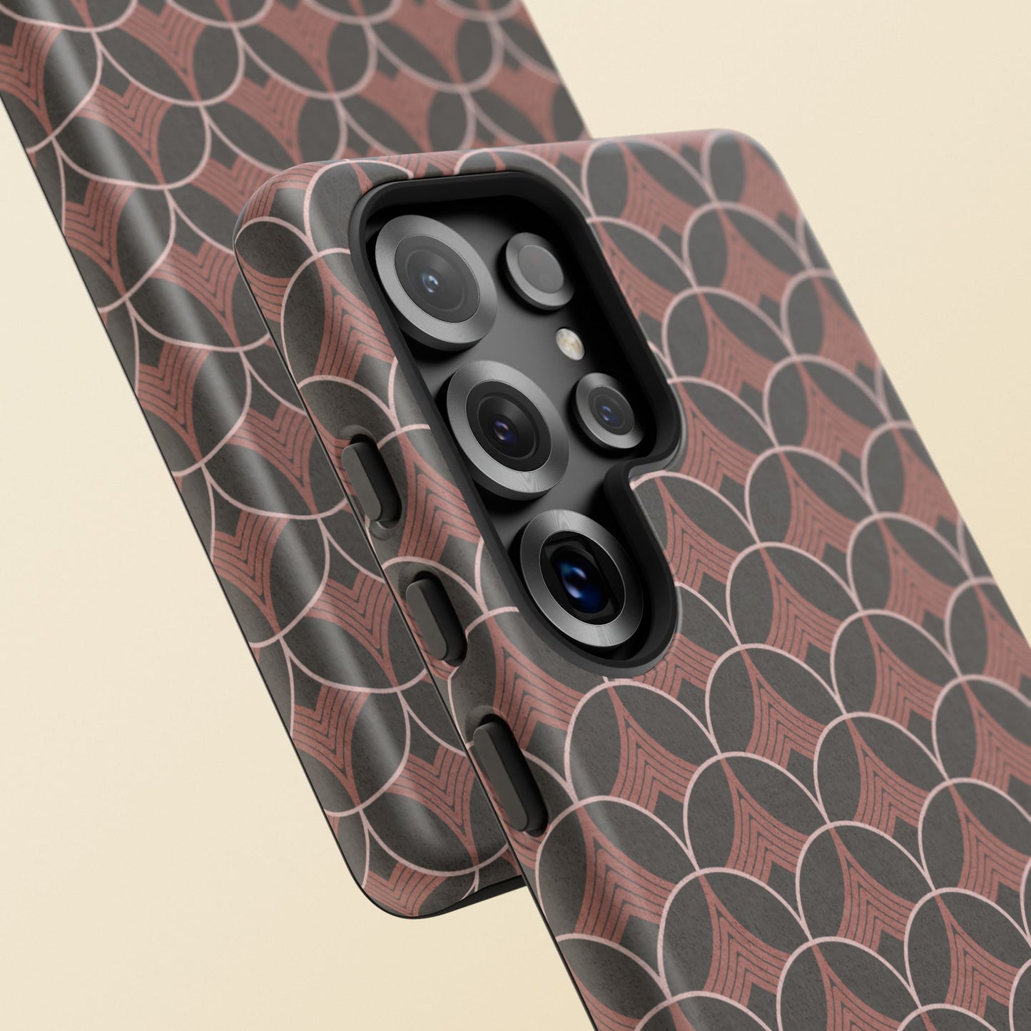 Art Deco Elegance Protective Phone Case Carnelian Cadence (iPhone, Pixel, Galaxy)