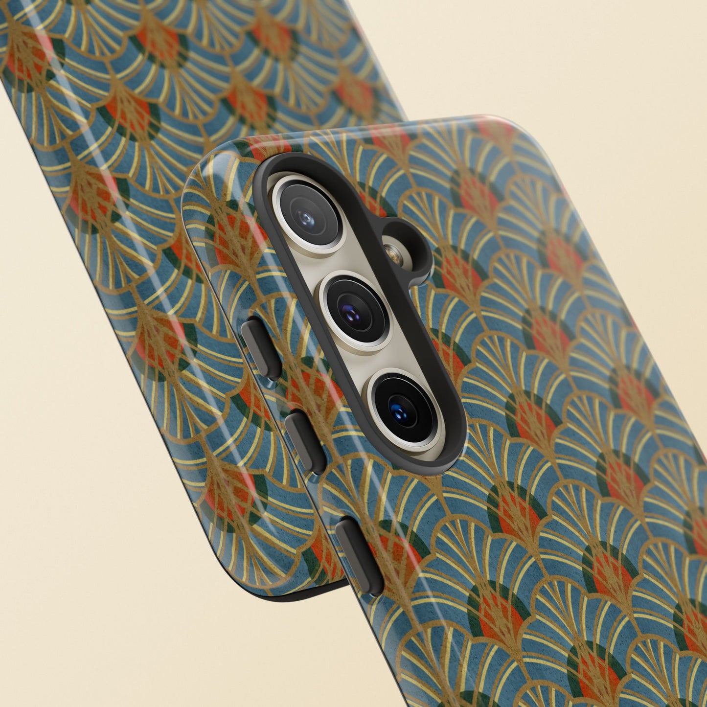 Art Deco Elegance Protective Phone Case Malachite Echo (iPhone, Pixel, Galaxy)