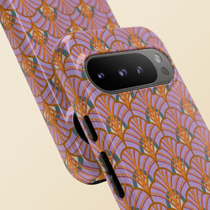 Art Deco Elegance Protective Phone Case Topaz Sunset (iPhone, Pixel, Galaxy)