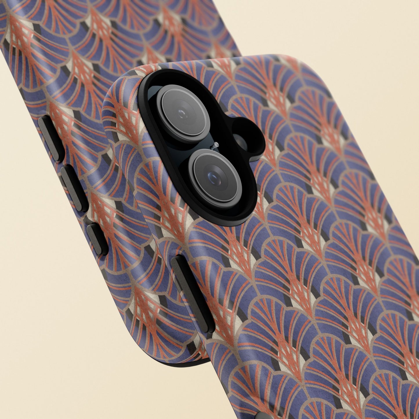 Art Deco Elegance Protective Phone Case Sapphire Dusk