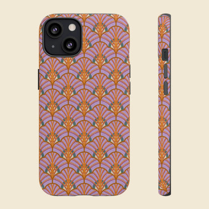 Art Deco Elegance Protective Phone Case Topaz Sunset (iPhone, Pixel, Galaxy)