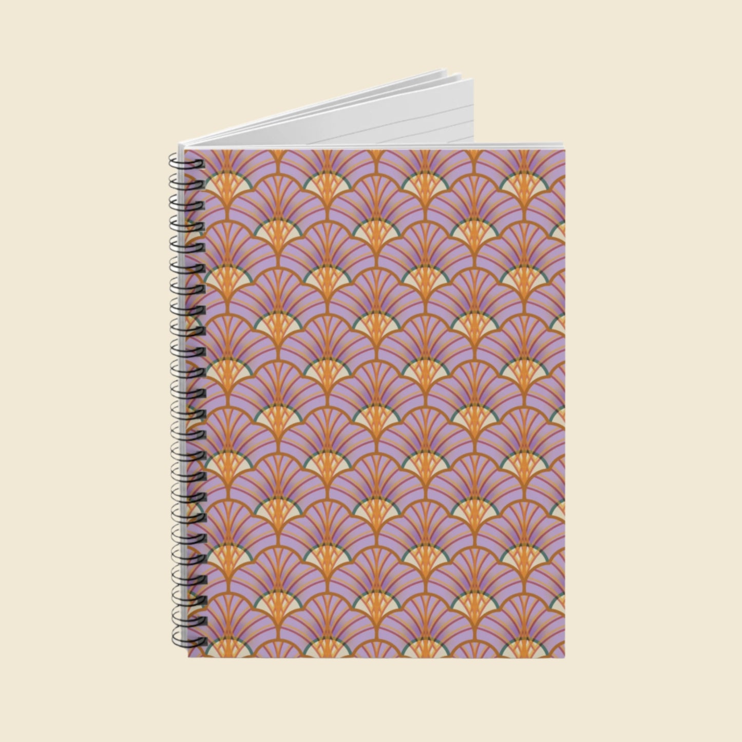 Art Deco Elegance Spiral Notebook