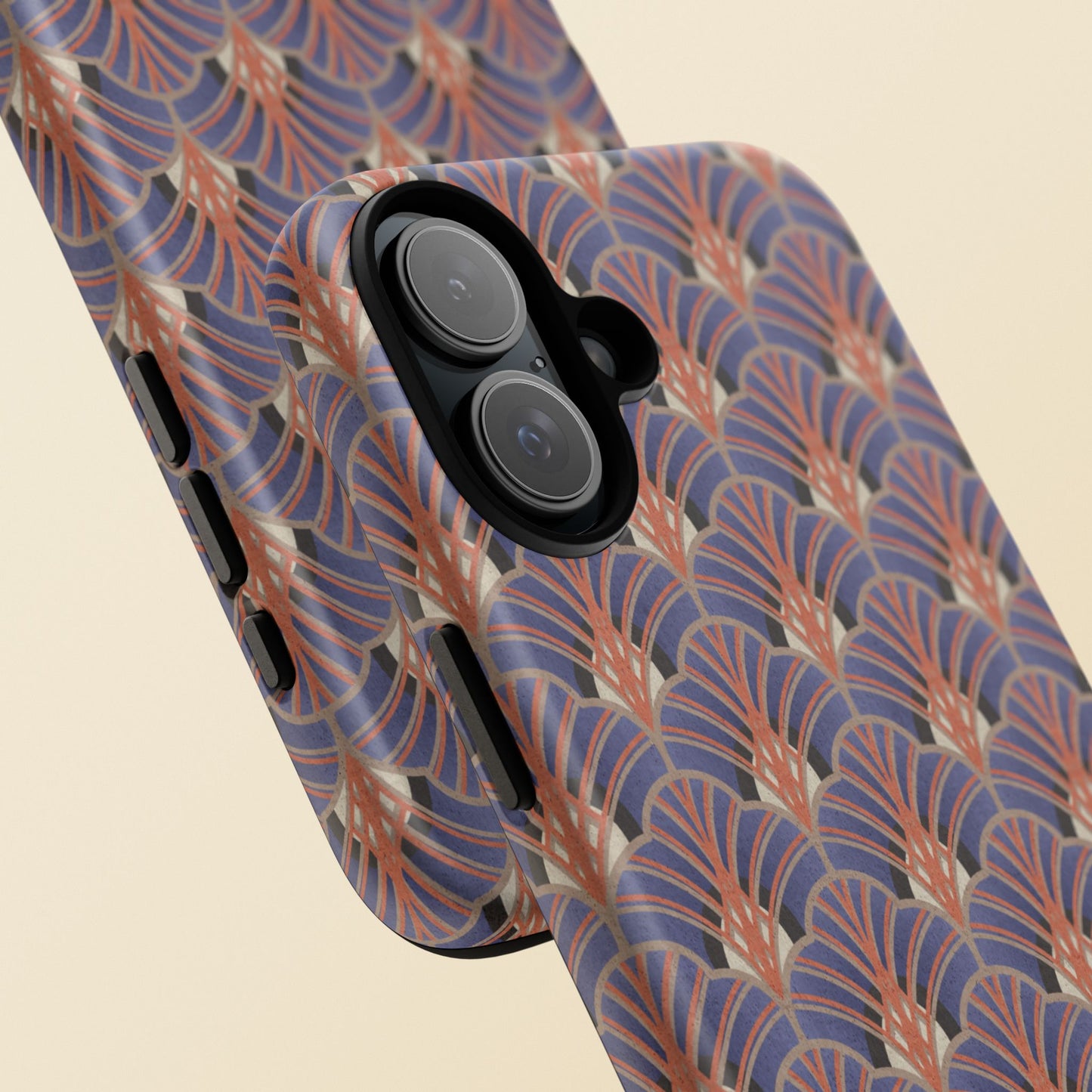 Art Deco Elegance Protective Phone Case Sapphire Dusk