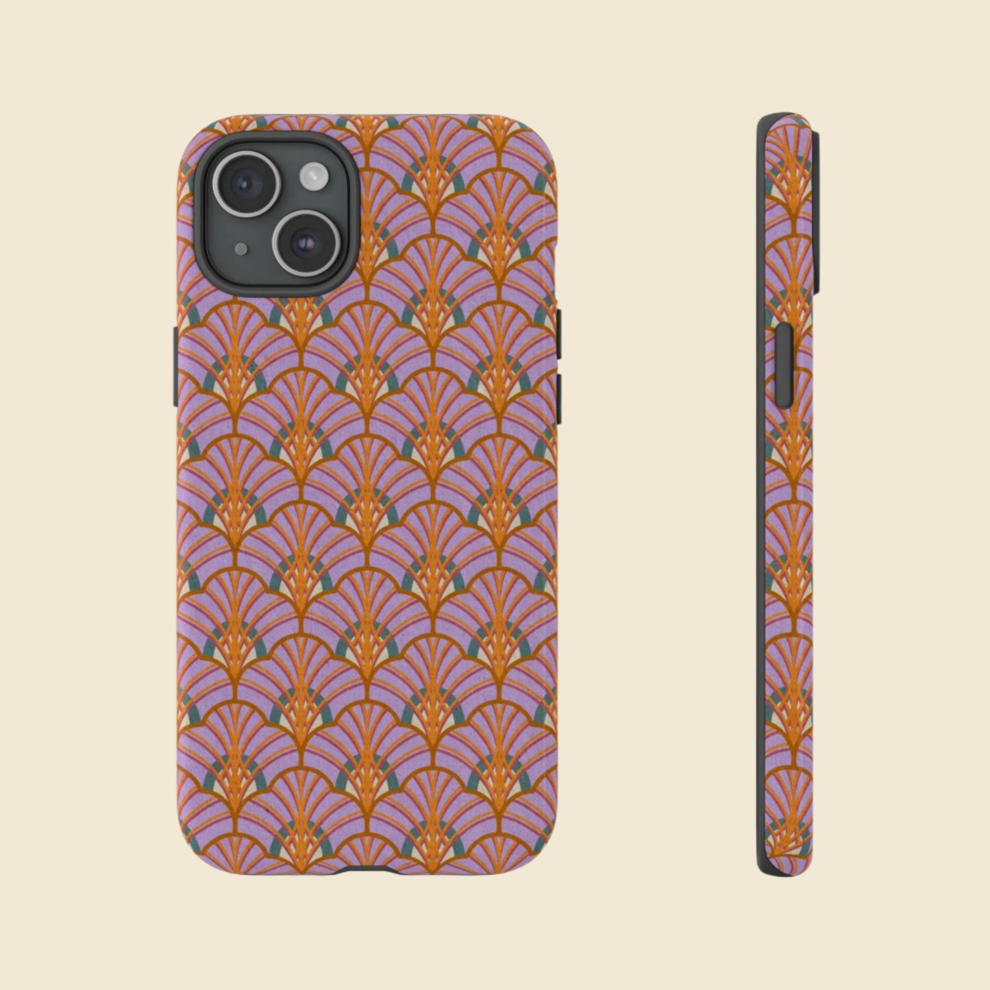 Art Deco Elegance Protective Phone Case Topaz Sunset (iPhone, Pixel, Galaxy)